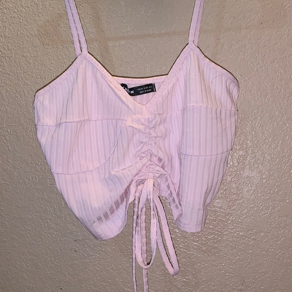 Drawstring top